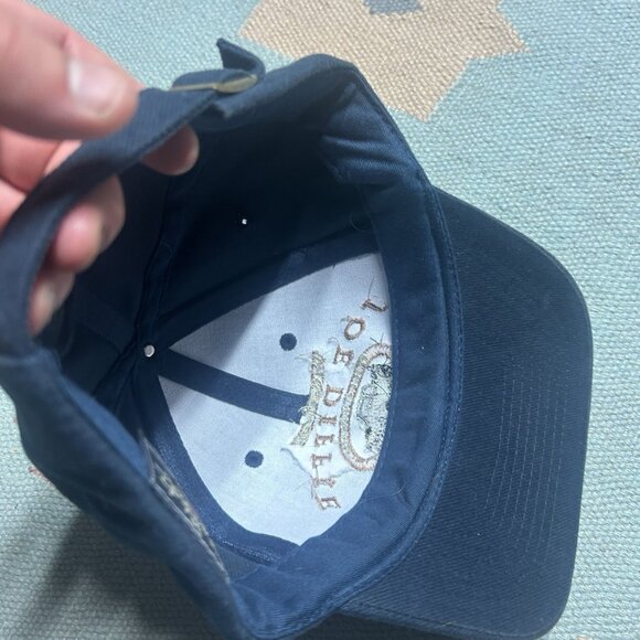 Vintage Strapback hat cap Joe Diffie country music pickup man truck blue - Picture 7 of 8